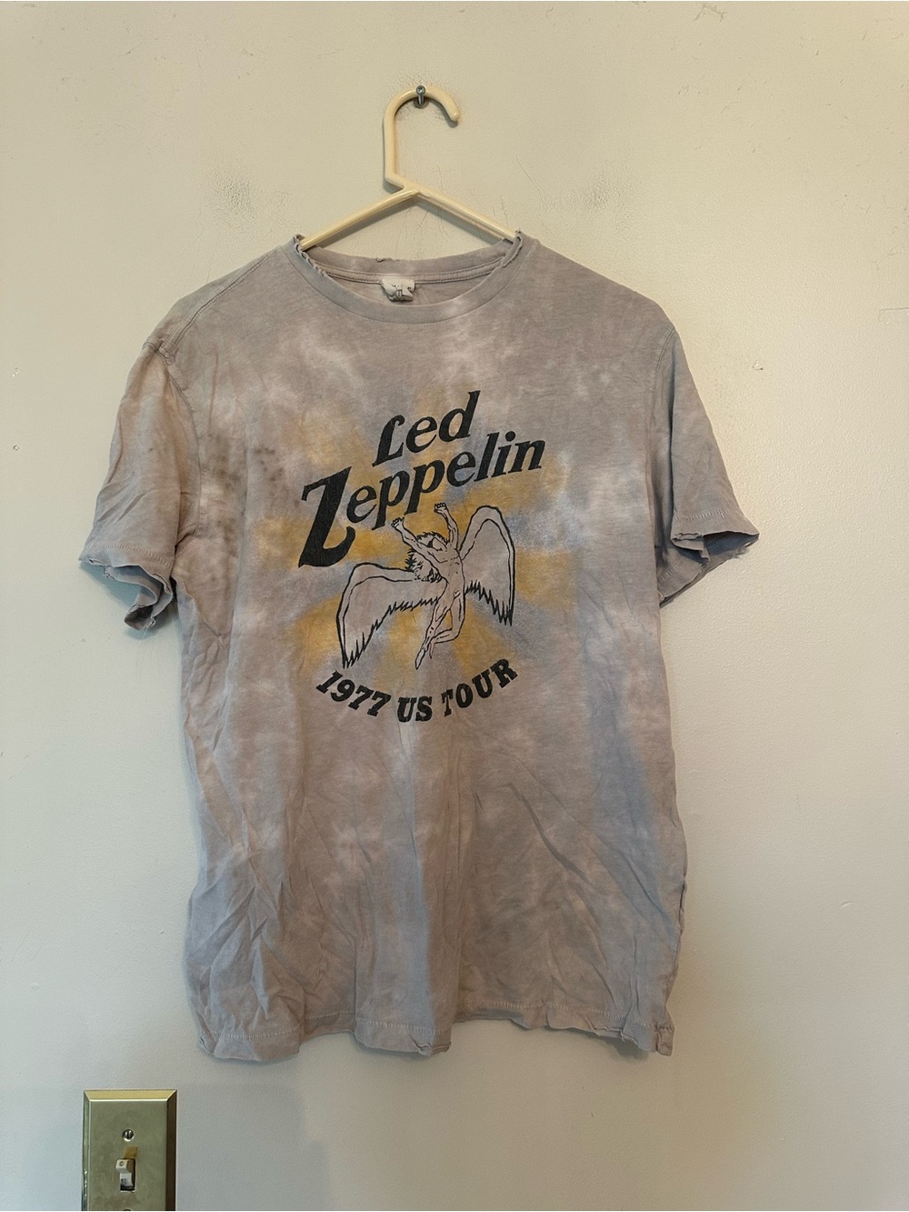 Men’s Led Zeppelin AE Band Tee distressed shirt xs